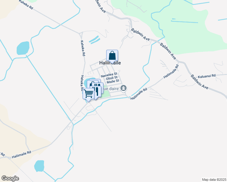 map of restaurants, bars, coffee shops, grocery stores, and more near 930 Ehoeho Street in Makawao