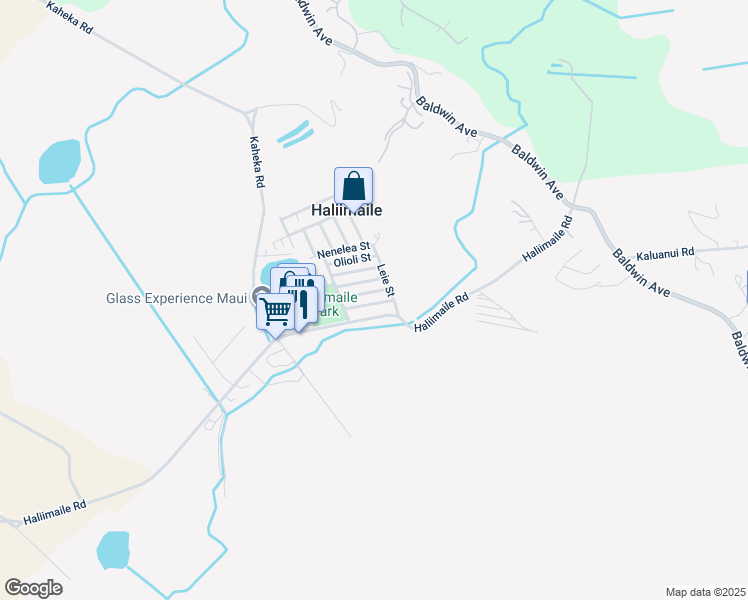 map of restaurants, bars, coffee shops, grocery stores, and more near 953 Akaaka Street in Makawao