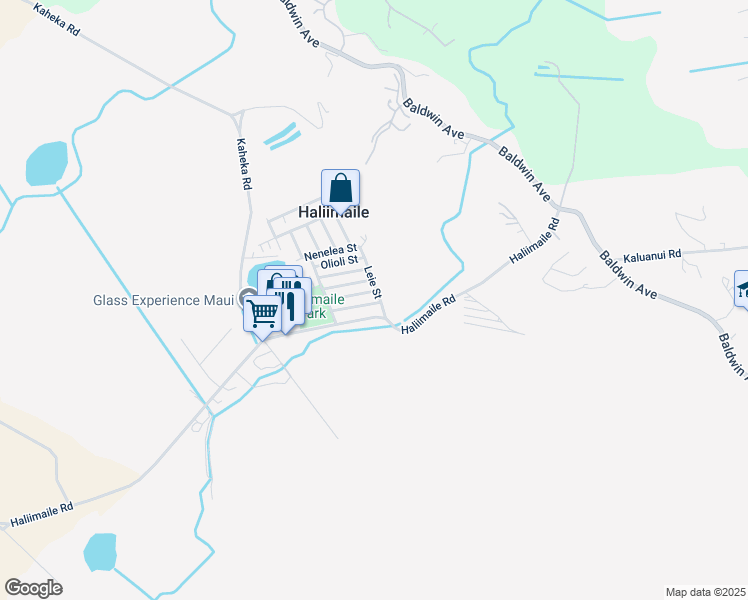 map of restaurants, bars, coffee shops, grocery stores, and more near 973 Akaaka Street in Makawao