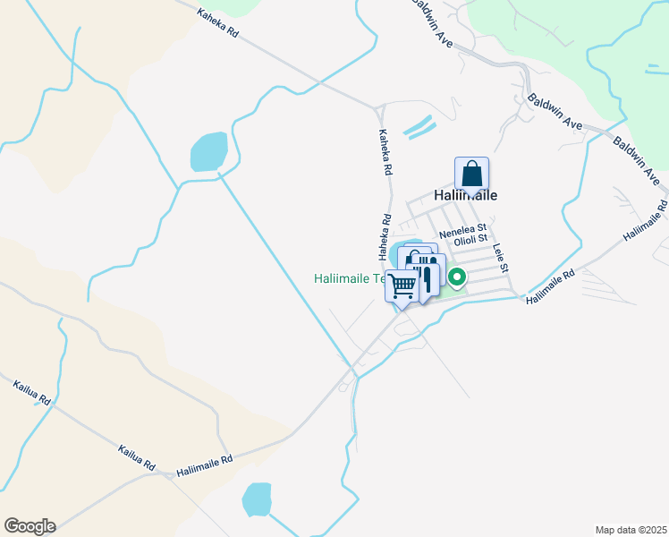 map of restaurants, bars, coffee shops, grocery stores, and more near in Haliimaile