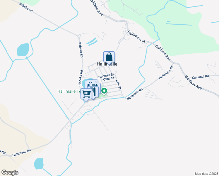 map of restaurants, bars, coffee shops, grocery stores, and more near 931 Ehoeho Street in Makawao