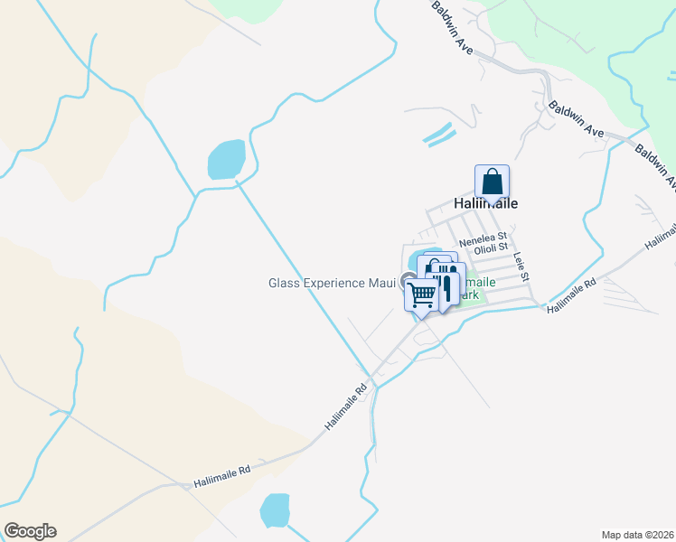 map of restaurants, bars, coffee shops, grocery stores, and more near in Haliimaile