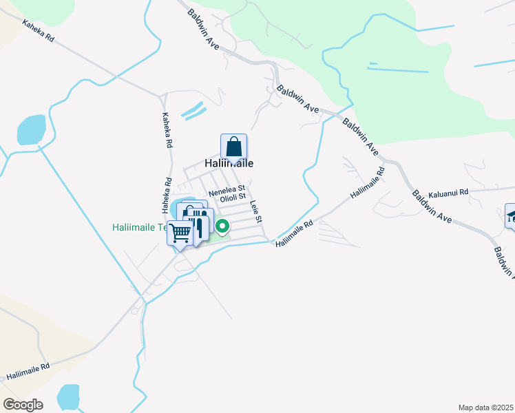 map of restaurants, bars, coffee shops, grocery stores, and more near 74 Leie Street in Haliimaile
