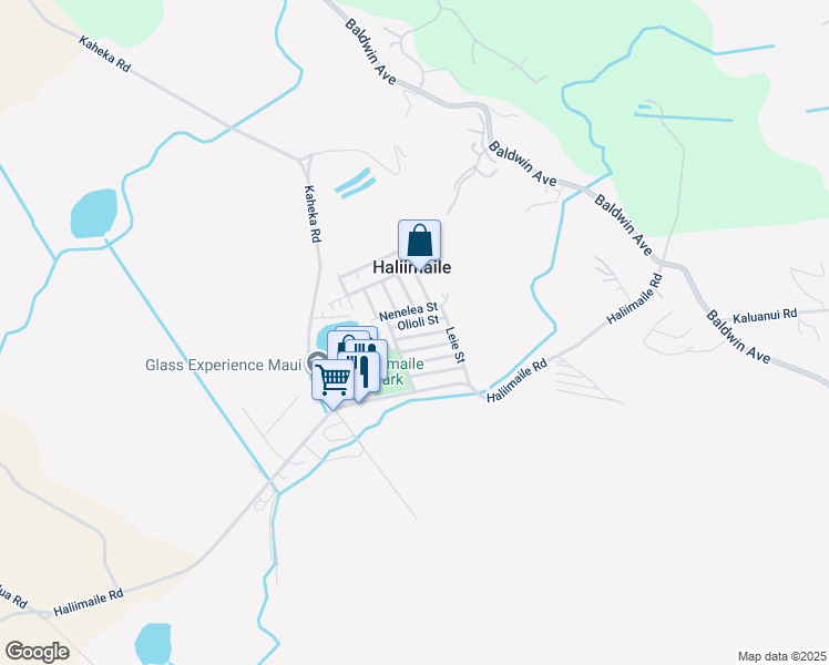 map of restaurants, bars, coffee shops, grocery stores, and more near 925 Maile Street in Makawao