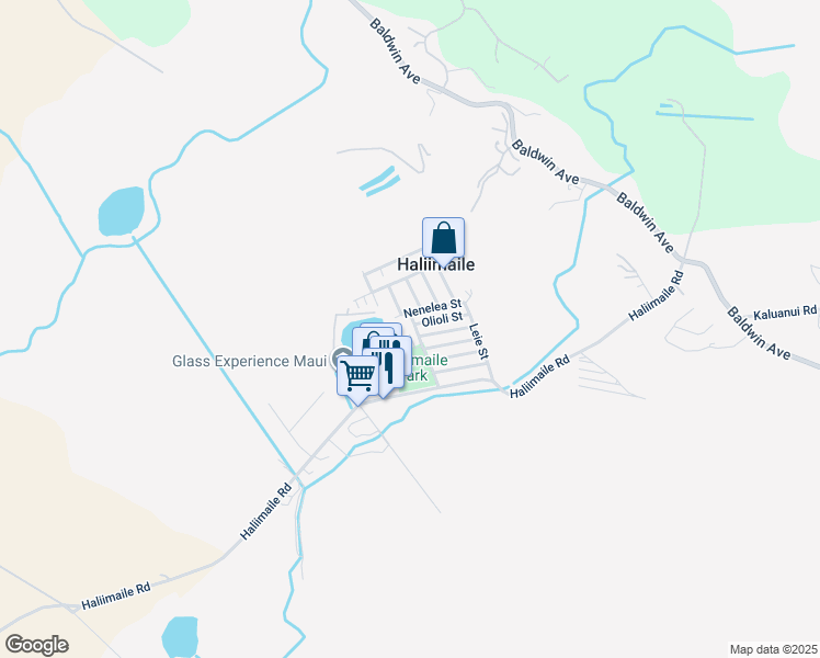 map of restaurants, bars, coffee shops, grocery stores, and more near 87 Makomako Street in Makawao