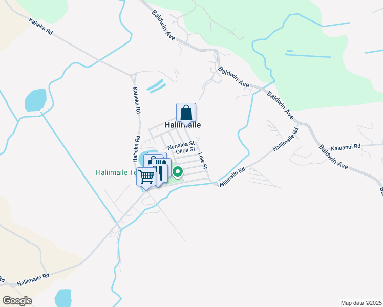 map of restaurants, bars, coffee shops, grocery stores, and more near 943 Maile Street in Makawao