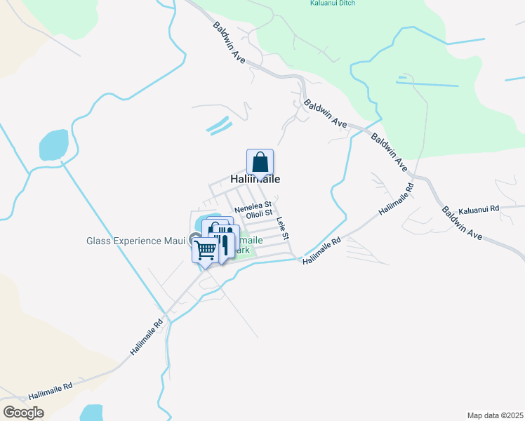 map of restaurants, bars, coffee shops, grocery stores, and more near 941 Olioli Street in Makawao