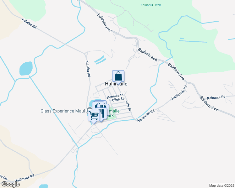 map of restaurants, bars, coffee shops, grocery stores, and more near 4 Paihua Street in Makawao