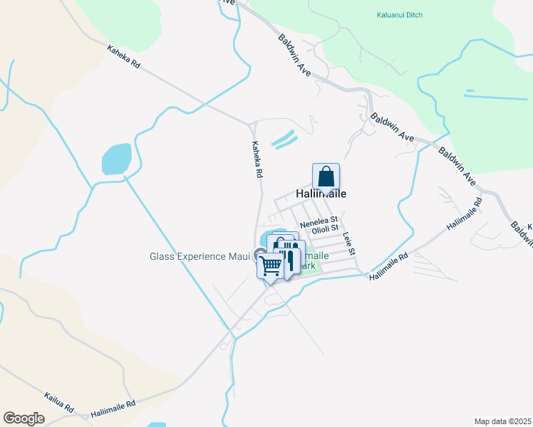 map of restaurants, bars, coffee shops, grocery stores, and more near 821 Alamuku Street in Makawao