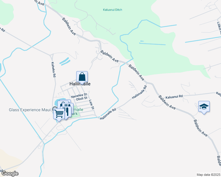 map of restaurants, bars, coffee shops, grocery stores, and more near 1561 Haliimaile Road in Makawao