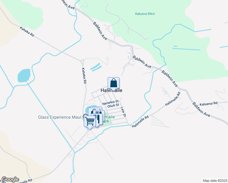 map of restaurants, bars, coffee shops, grocery stores, and more near 48 Aoiki Street in Makawao
