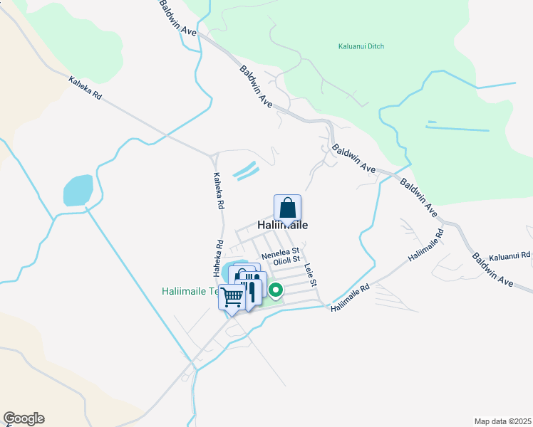 map of restaurants, bars, coffee shops, grocery stores, and more near 909 Maikai Street in Makawao