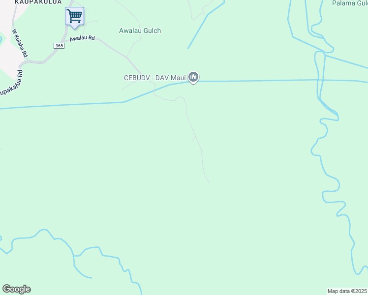map of restaurants, bars, coffee shops, grocery stores, and more near 8 Awalau Road in Maui County