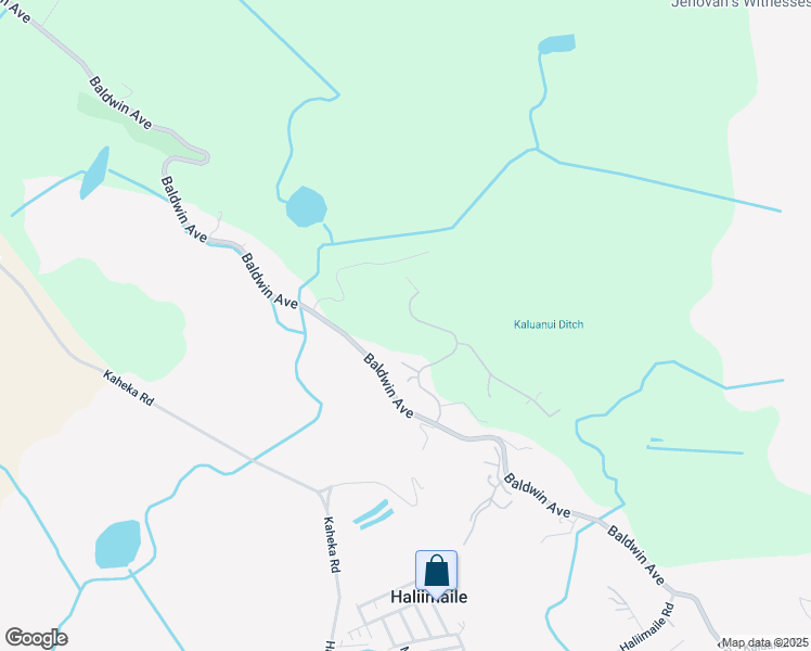 map of restaurants, bars, coffee shops, grocery stores, and more near 225 Ohaoha Place in Makawao
