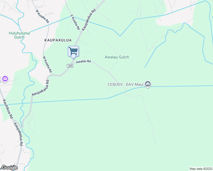 map of restaurants, bars, coffee shops, grocery stores, and more near 240 Awalau Road in Maui County