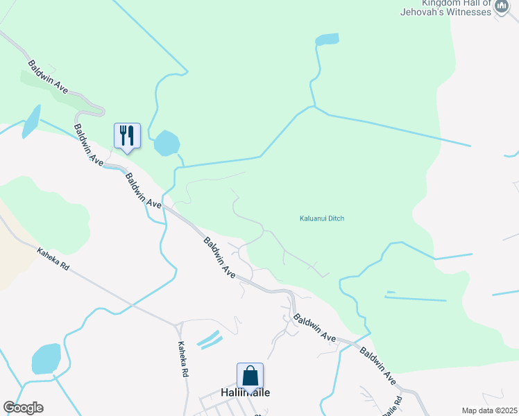 map of restaurants, bars, coffee shops, grocery stores, and more near 220 Ohaoha Place in Makawao