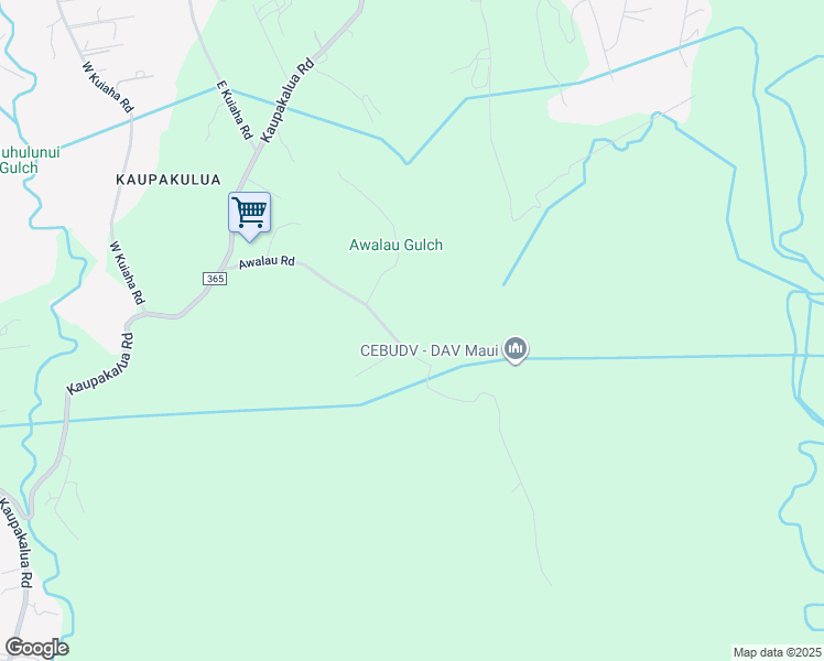 map of restaurants, bars, coffee shops, grocery stores, and more near 261 Awalau Road in Maui County