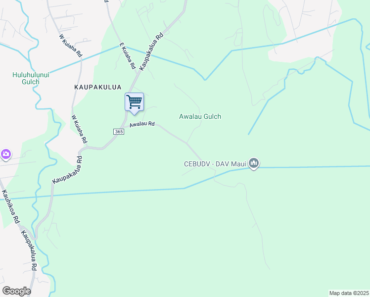map of restaurants, bars, coffee shops, grocery stores, and more near 200 Awalau Road in Maui County