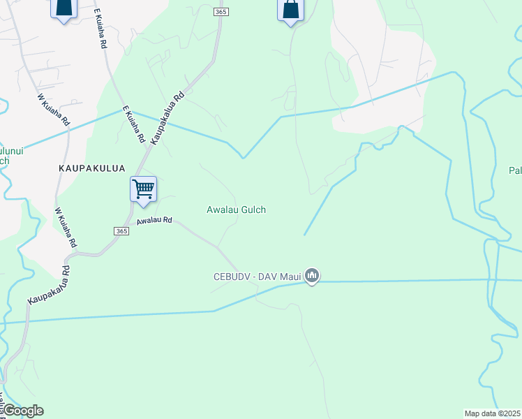 map of restaurants, bars, coffee shops, grocery stores, and more near 106 Hikiau Road in Maui County