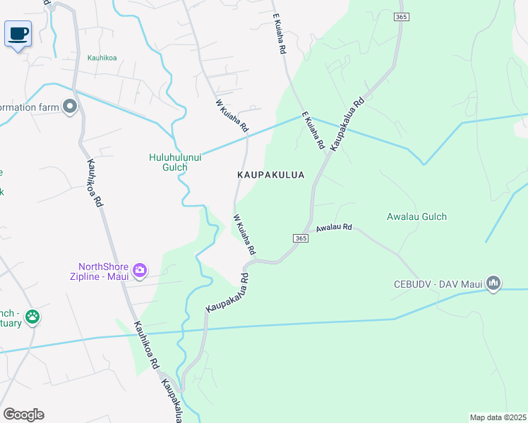 map of restaurants, bars, coffee shops, grocery stores, and more near 1949 West Kuiaha Road in Maui County