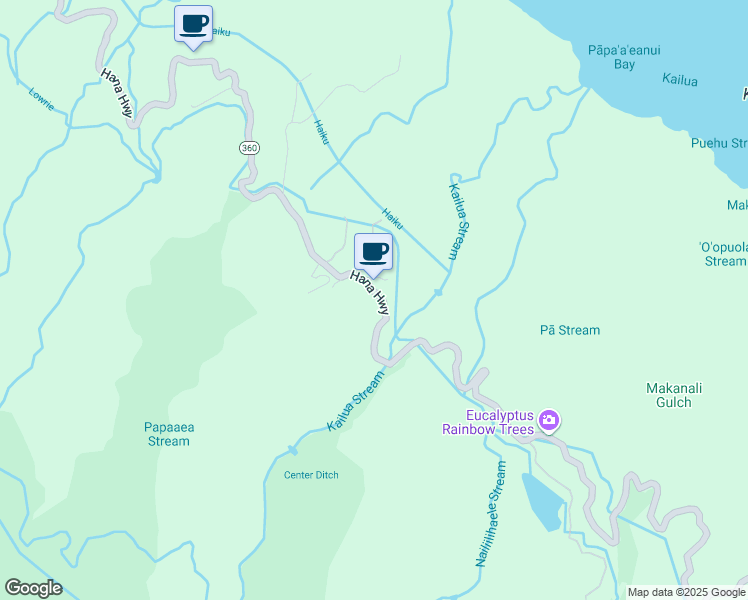 map of restaurants, bars, coffee shops, grocery stores, and more near 8090 Hana Highway in Maui County