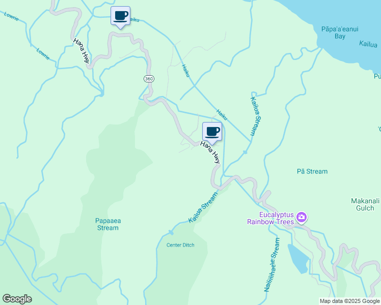 map of restaurants, bars, coffee shops, grocery stores, and more near 8040 Hana Highway in Maui County
