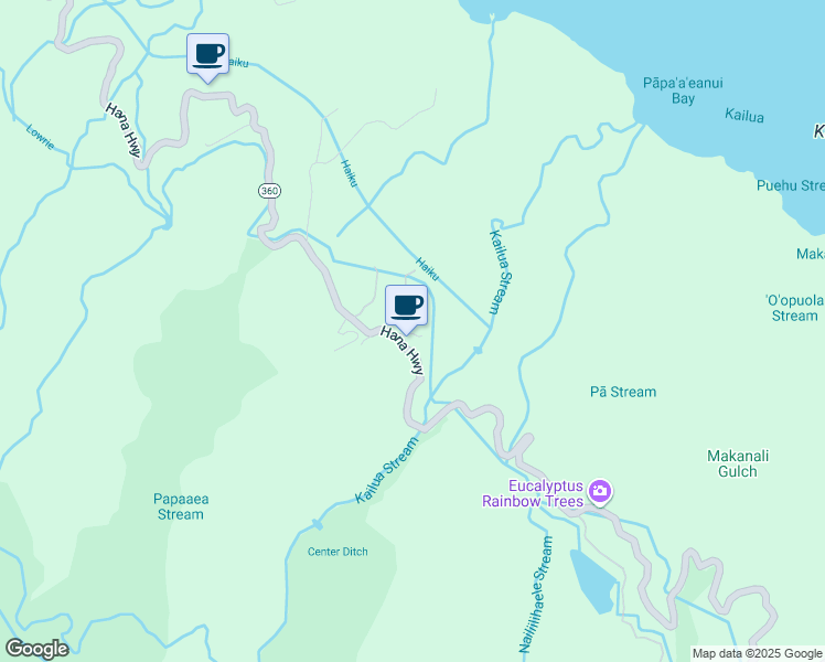 map of restaurants, bars, coffee shops, grocery stores, and more near 8085 Hana Highway in Maui County