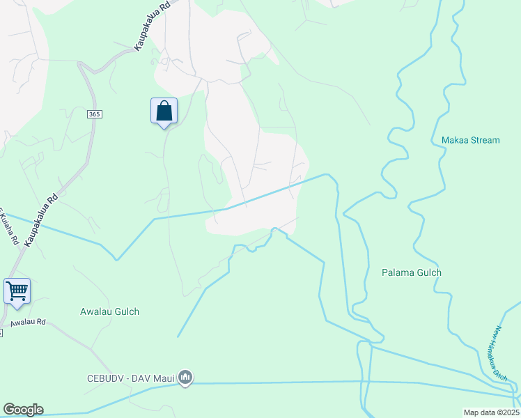 map of restaurants, bars, coffee shops, grocery stores, and more near 303 Waipalani Road in Maui County