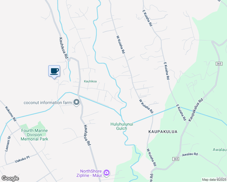 map of restaurants, bars, coffee shops, grocery stores, and more near 1167 Nanihoku Place in Haiku-Pauwela