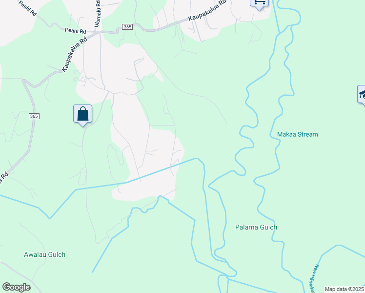 map of restaurants, bars, coffee shops, grocery stores, and more near 61 South Lanikai Place in Maui County