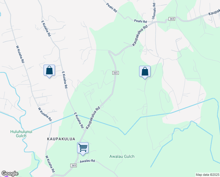 map of restaurants, bars, coffee shops, grocery stores, and more near 1440 Kaupakalua Road in Haiku-Pauwela