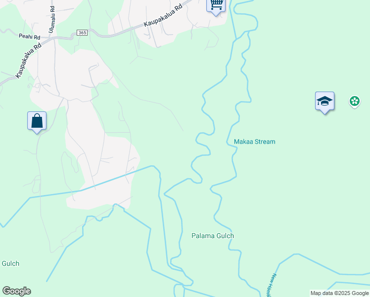 map of restaurants, bars, coffee shops, grocery stores, and more near 448 Burns Road in Maui County