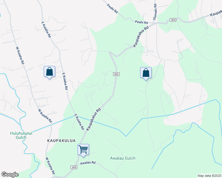 map of restaurants, bars, coffee shops, grocery stores, and more near 1440 Kaupakalua Road in Haiku-Pauwela