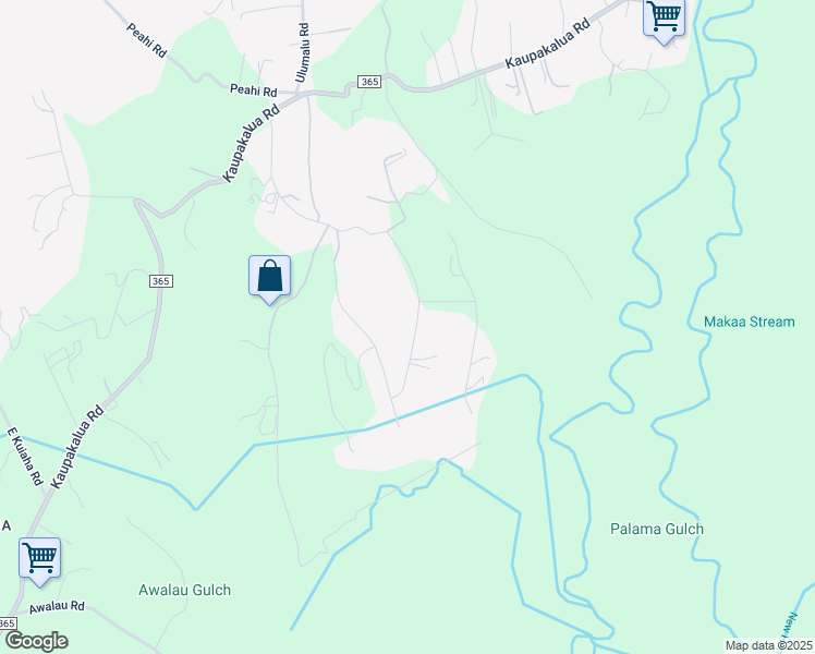 map of restaurants, bars, coffee shops, grocery stores, and more near 150 Kapuai Road in Maui County