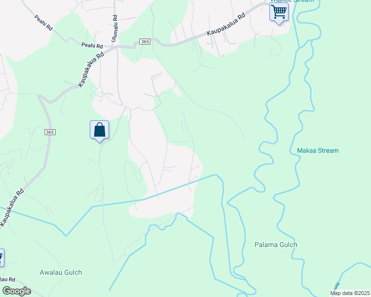 map of restaurants, bars, coffee shops, grocery stores, and more near 60 Koolau Road in Maui County