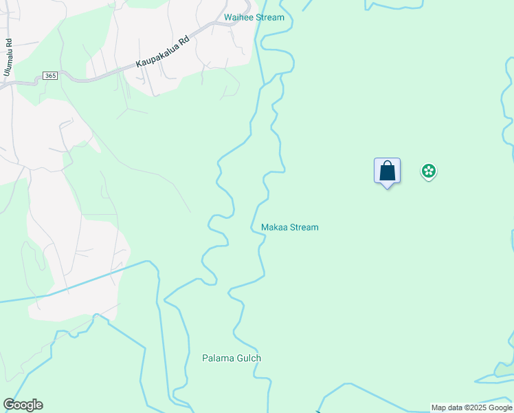 map of restaurants, bars, coffee shops, grocery stores, and more near 0 Papio Way in Haiku-Pauwela