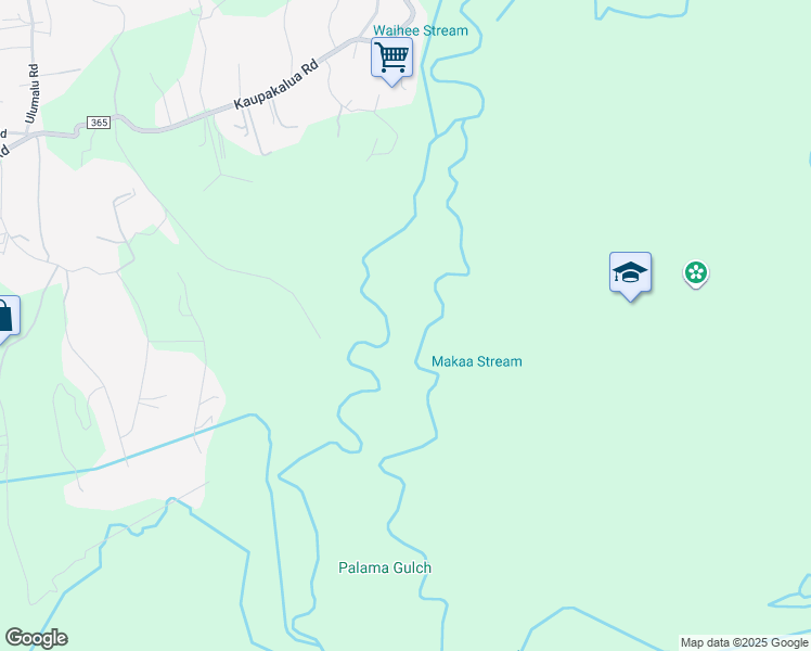 map of restaurants, bars, coffee shops, grocery stores, and more near 0 North Holokai Road in Haiku-Pauwela