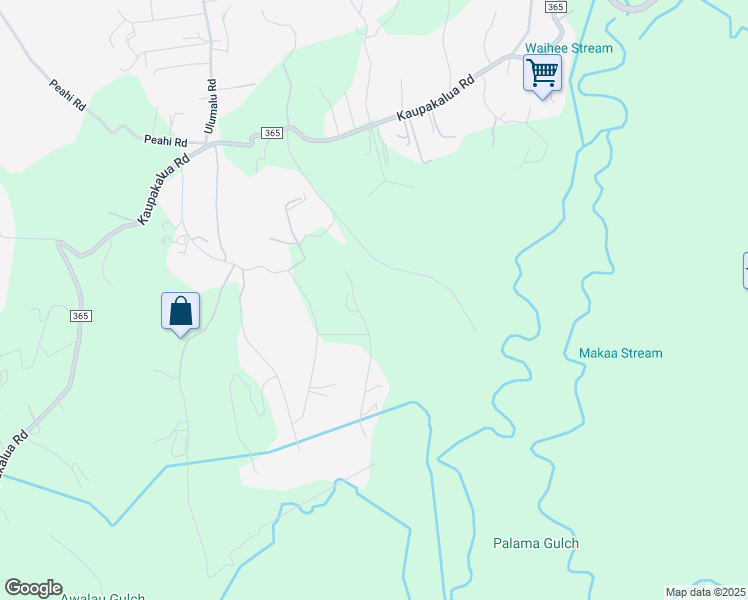map of restaurants, bars, coffee shops, grocery stores, and more near 40 North Lanikai Place in Maui County