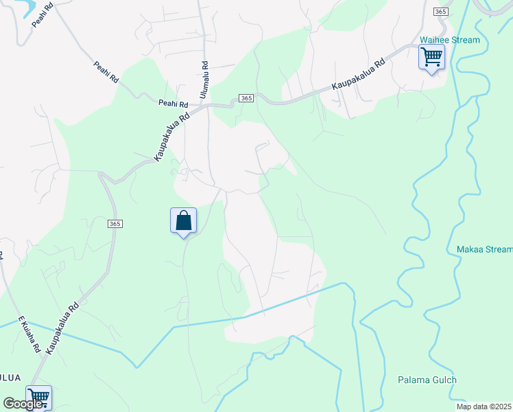 map of restaurants, bars, coffee shops, grocery stores, and more near 10 Kapuai Road in Maui County