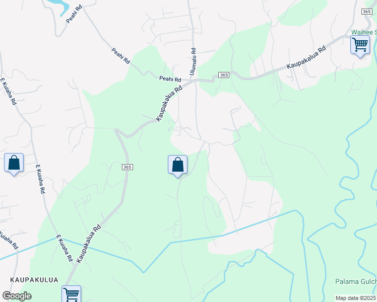 map of restaurants, bars, coffee shops, grocery stores, and more near 810 Upper Ulumalu Road in Maui County