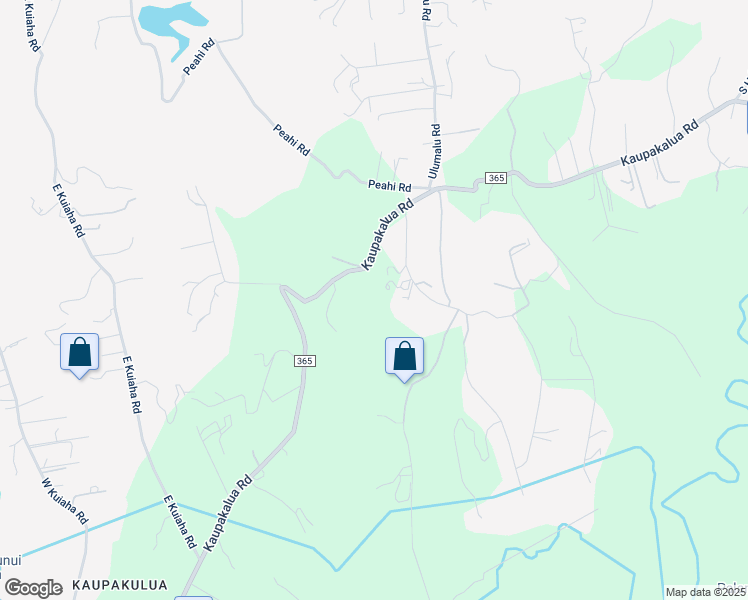 map of restaurants, bars, coffee shops, grocery stores, and more near 1055 Kaupakalua Road in Maui County