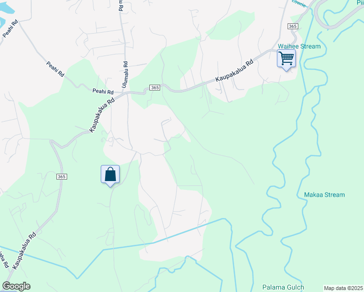 map of restaurants, bars, coffee shops, grocery stores, and more near 12 Mamao Place in Maui County