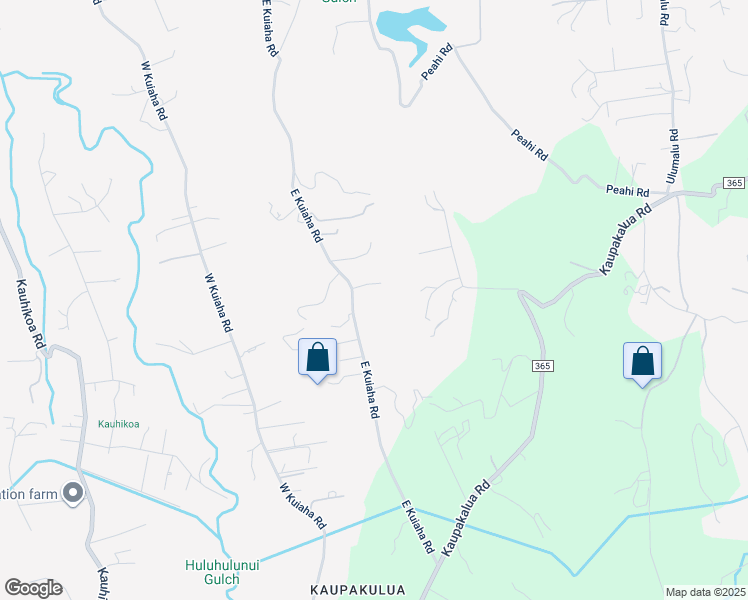 map of restaurants, bars, coffee shops, grocery stores, and more near 795 East Kuiaha Road in Haiku-Pauwela