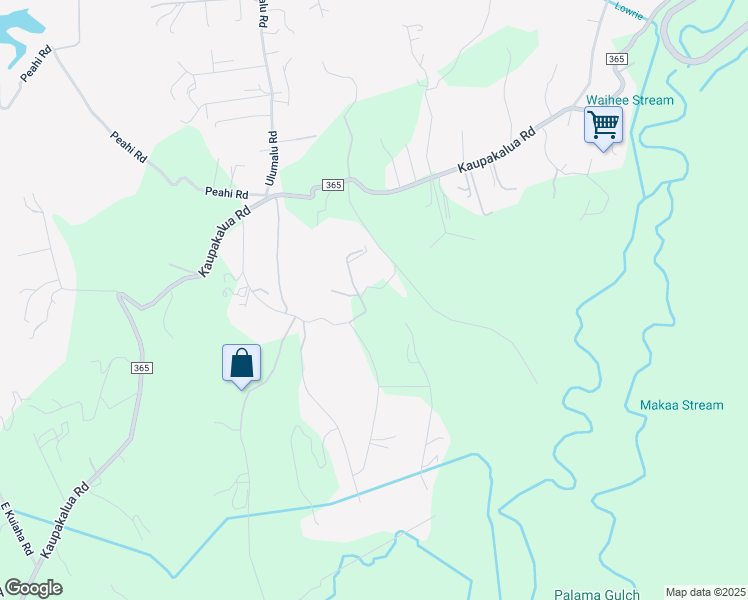 map of restaurants, bars, coffee shops, grocery stores, and more near 12 Mamao Place in Maui County