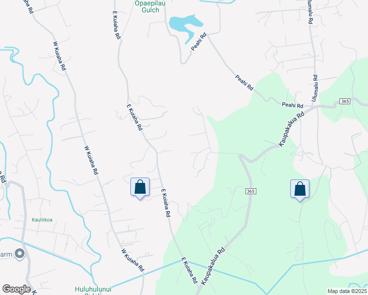 map of restaurants, bars, coffee shops, grocery stores, and more near 55 Lepo Place in Haiku-Pauwela