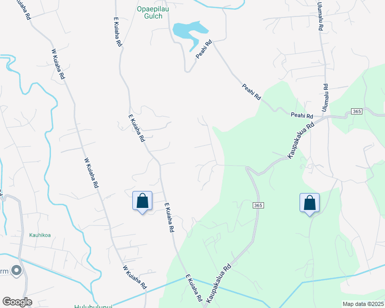 map of restaurants, bars, coffee shops, grocery stores, and more near 55 Lepo Place in Haiku-Pauwela