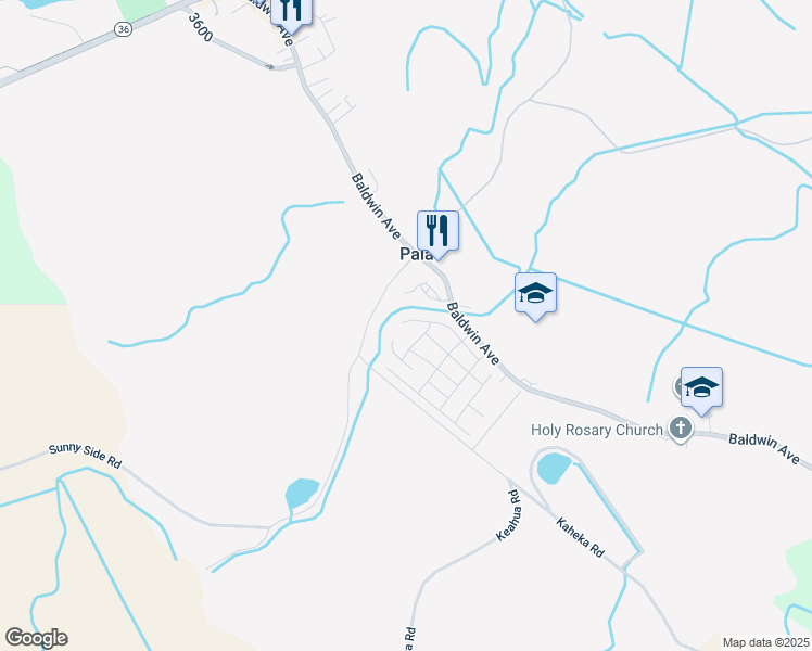 map of restaurants, bars, coffee shops, grocery stores, and more near 478 Kuanana Street in Paia