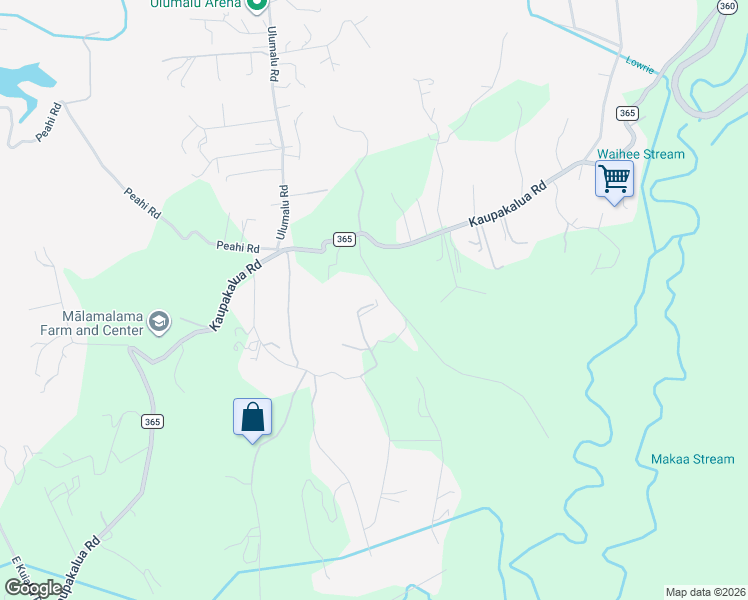 map of restaurants, bars, coffee shops, grocery stores, and more near 110 Mamao Place in Maui County