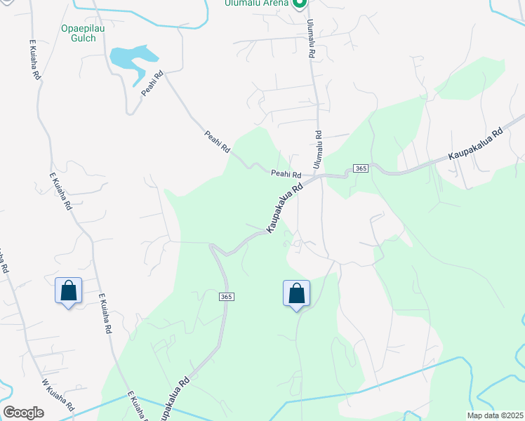 map of restaurants, bars, coffee shops, grocery stores, and more near 1034 Kaupakalua Road in Haiku-Pauwela