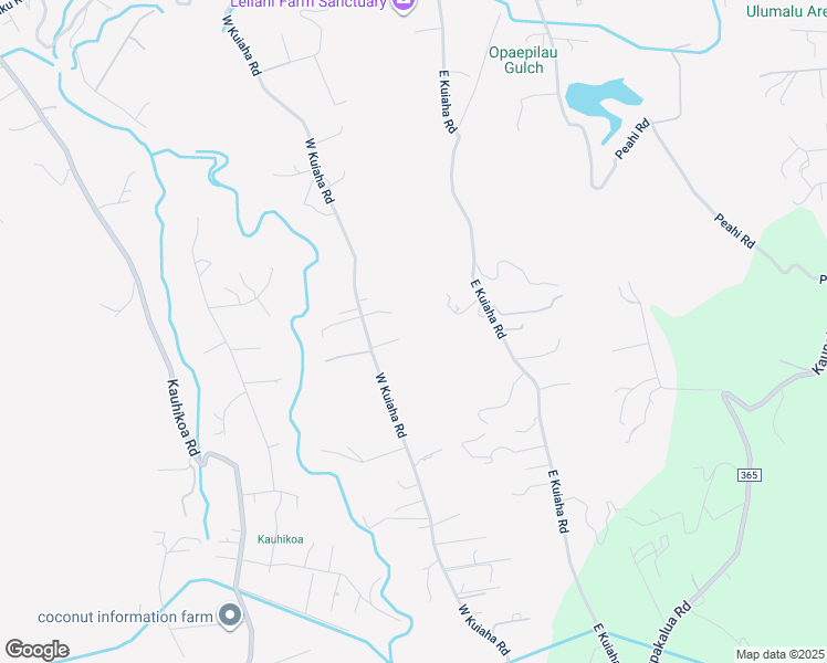 map of restaurants, bars, coffee shops, grocery stores, and more near 1205 West Kuiaha Road in Haiku-Pauwela
